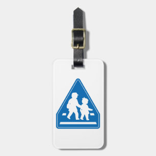 School Children Crossing >> Japanese Traffic Sign Luggage Tag