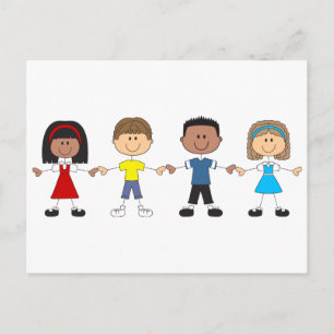 School Children Postcard