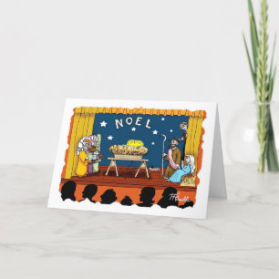 School Christmas Play Holiday Card