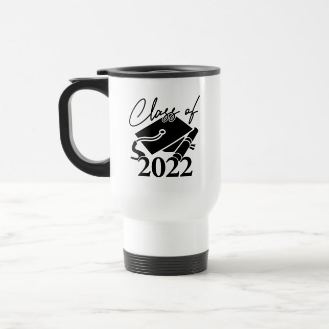 School College Class of 2022 Graduation Travel Mug (Left)
