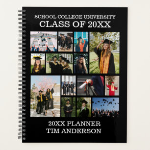 School College University Graduation Class Photo Planner