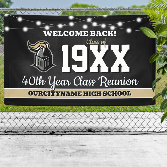 School Colours Class Reunion Welcome Banner (Creator Uploaded)