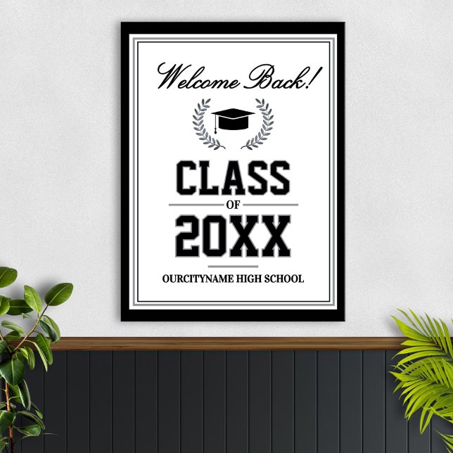 School Colours Class Reunion Welcome Poster (Creator Uploaded)