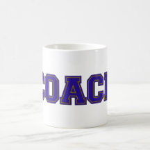 School Colours COACH Mug, Blue-Gold