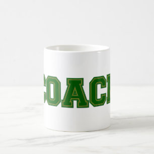 School Colours COACH Mug, Green-Gold Coffee Mug