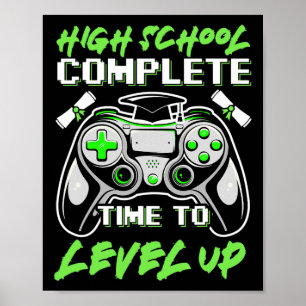 School Complete Gaming Apparel Gaming Shirt Funny Poster
