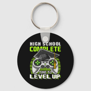 School Complete Video Game Senior Graduation Gift Key Ring