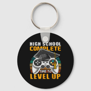 School Complete Video Game Senior Graduation Gift Key Ring