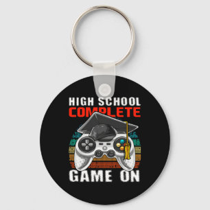 School Complete Video Game Senior Graduation Gift Key Ring