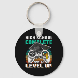 School Complete Video Game Senior Graduation Gift Key Ring