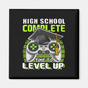 School Complete Video Game Senior Graduation Gift  Magnet