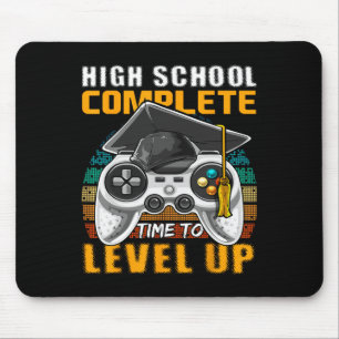 School Complete Video Game Senior Graduation Gift  Mouse Mat
