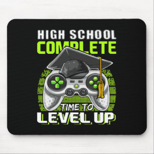 School Complete Video Game Senior Graduation Gift Mouse Mat
