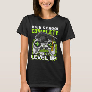 School Complete Video Game Senior Graduation Gift T-Shirt