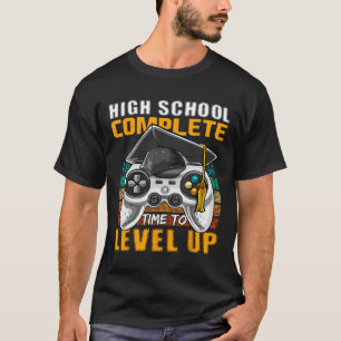 School Complete Video Game Senior Graduation Gift T-Shirt