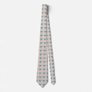 School concept pattern Tie