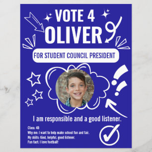 School Council Voting Template for Kids  Flyer