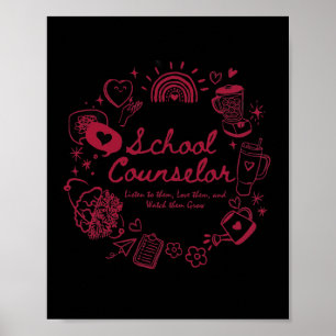 School Counsellor Back To School School Counseling Poster