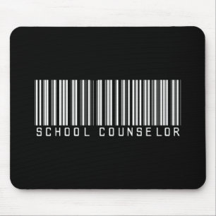 School Counsellor Bar code Mouse Mat
