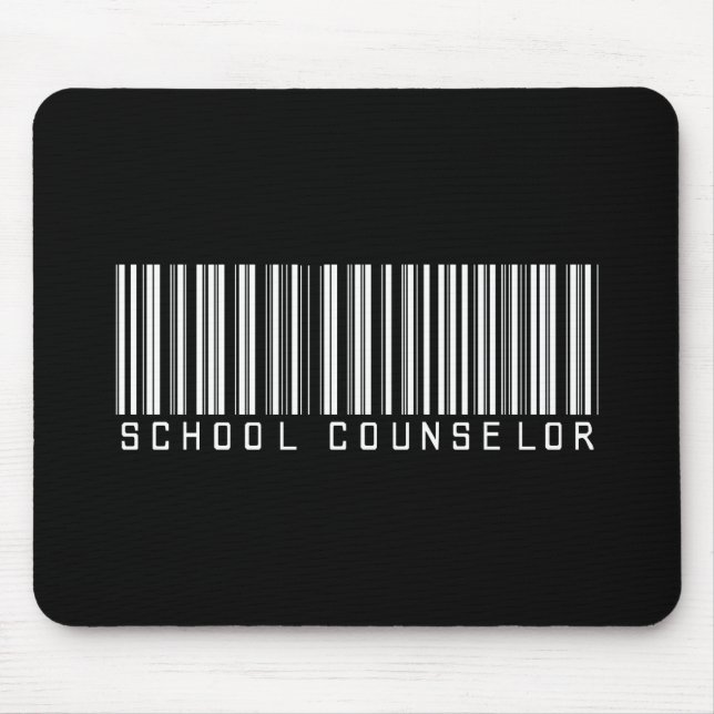School Counsellor Bar code Mouse Mat (Front)