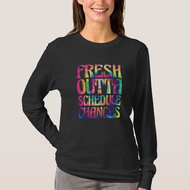 School Counsellor Change Schedule T-Shirt (Front)