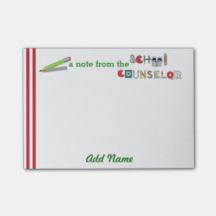 School Counsellor Customised Post-it® Note