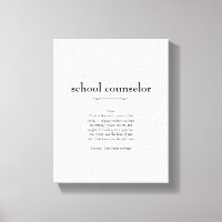 School Counsellor Definition Appreciation Gift