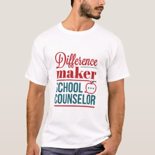School Counsellor Difference Maker T-Shirt