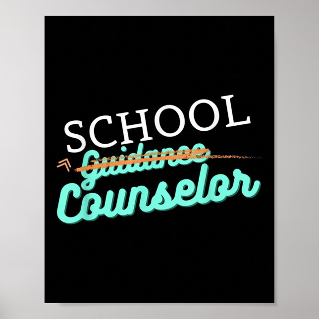 School Counsellor Not Guidance Counsellor  Poster (Front)