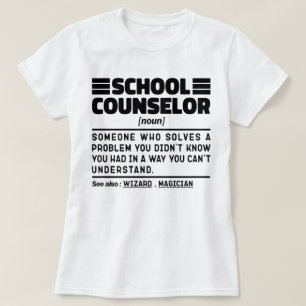School Counsellor Noun Counseling Specialist Funny T-Shirt