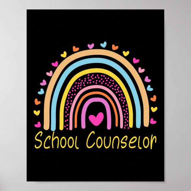 School Counsellor Rainbow Poster (Front)