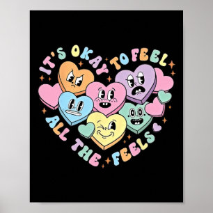 School Counsellor Valentine, Mental Health Valenti Poster