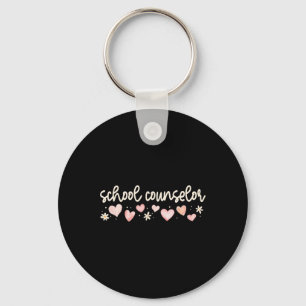 School Counsellor Valentines Day Counseling Therap Key Ring
