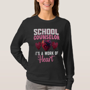 School Counselor Appreciation Valentine's Day Sch T-Shirt
