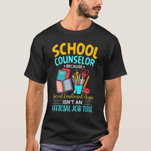 School Counselor Counseling Week Quotes T-Shirt (Front)