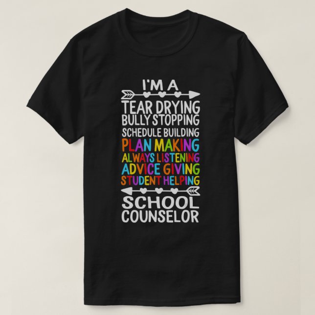 School Counselor National School Counseling Week T T-Shirt (Design Front)