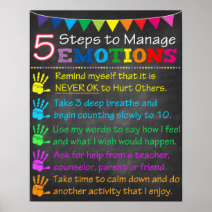 School Counselor Poster, Behavior Therapy Decor