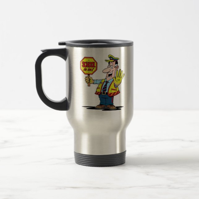 School Crossing Guard Mug (Left)