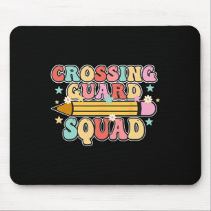 School Crossing Guard Retro Back To School Cool Ap Mouse Mat