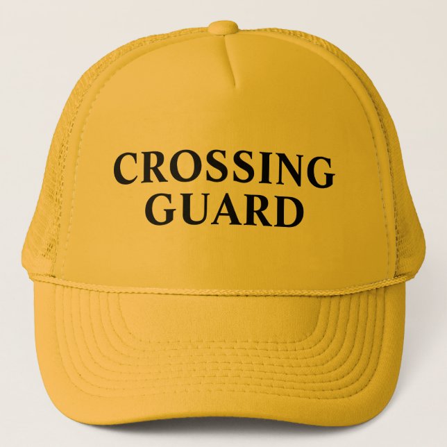 School Crossing Guard Trucker Hat (Front)
