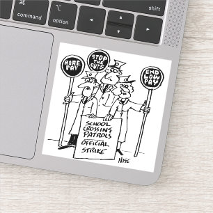 School Crossing Patrol Lollipop Men on Strike