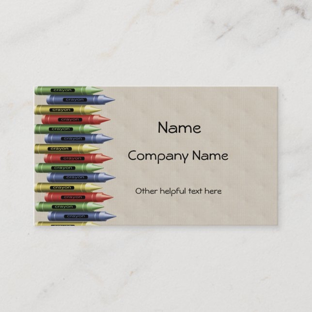 School Days Business Card (Front)