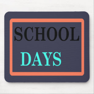 School Days Mouse Mat