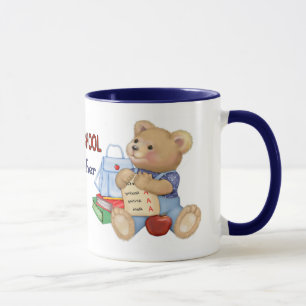 School Days Teddy - Preschool Teacher Mug