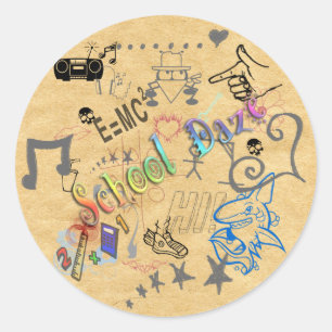 School Daze Sticker