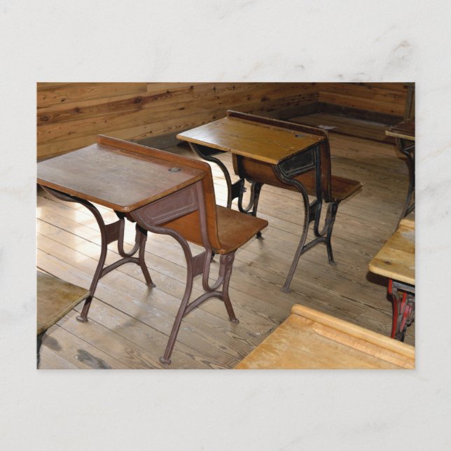 School desk Postcard (Front)
