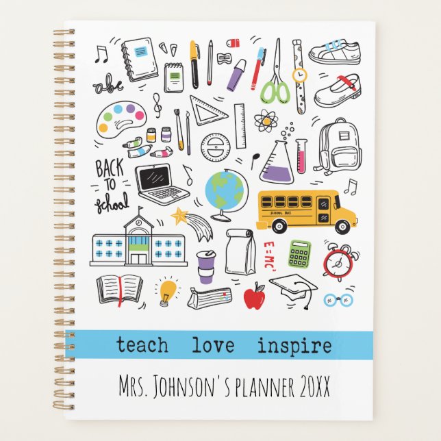 School elements teachers planner (Front)