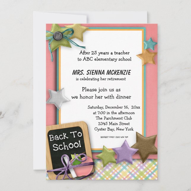 School Event Invitation (Front)