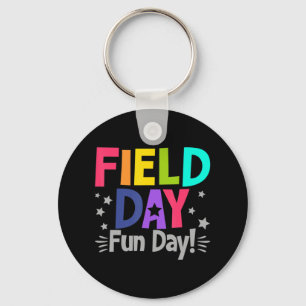 School Field Day Fun Day Fun Teacher Kids Field Da Key Ring