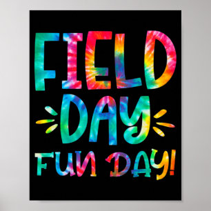School Field Day Fun Tie Dye Field Day 2022 Teache Poster